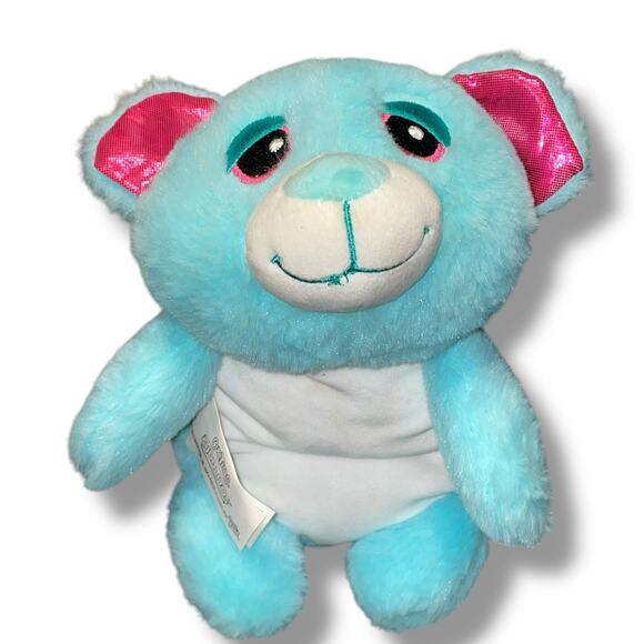 Cutetitos Cuddlitos Plush Bear Scented Heart Nursery Stuffed Animal Blue 10” - Picture 2 of 12